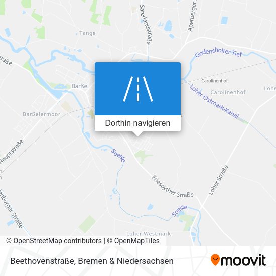 Beethovenstraße Karte