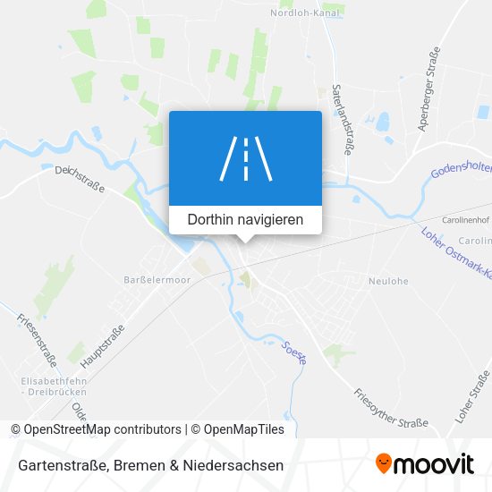 Gartenstraße Karte