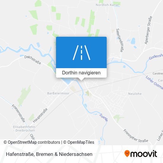 Hafenstraße Karte