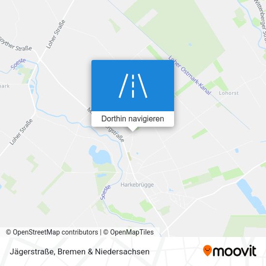 Jägerstraße Karte
