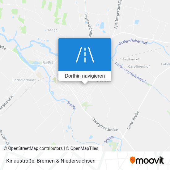 Kinaustraße Karte