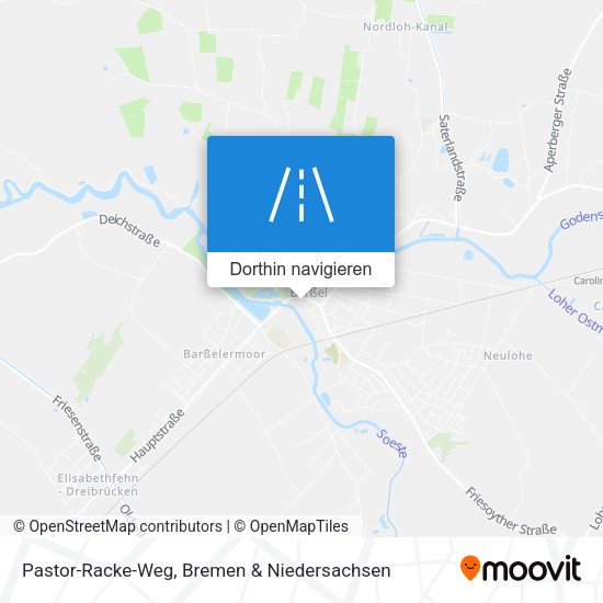Pastor-Racke-Weg Karte