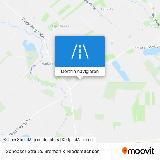 Schepser Straße Karte