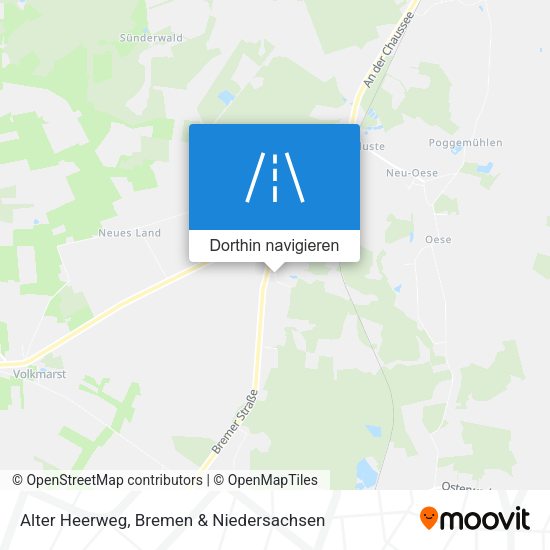 Alter Heerweg Karte
