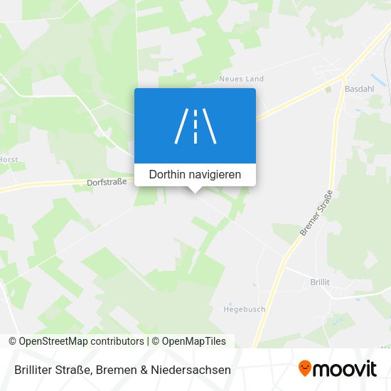 Brilliter Straße Karte