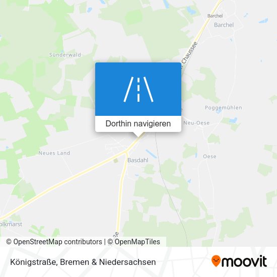 Königstraße Karte