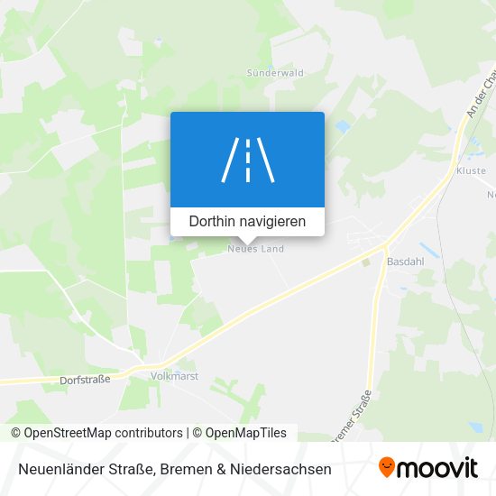 Neuenländer Straße Karte