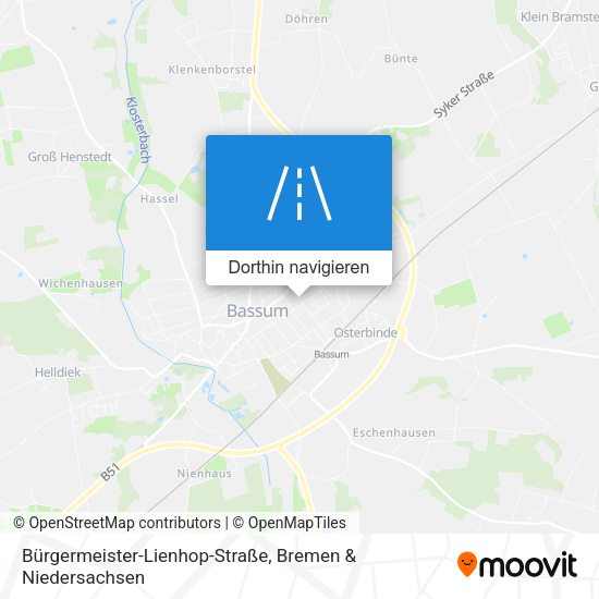 Bürgermeister-Lienhop-Straße Karte