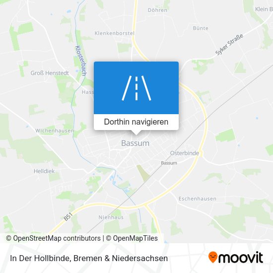 In Der Hollbinde Karte
