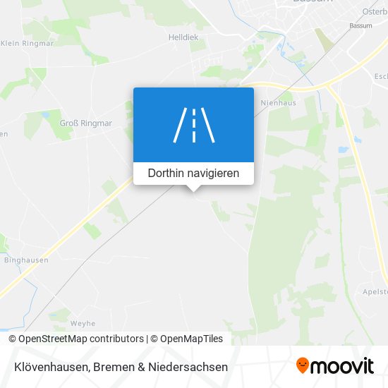 Klövenhausen Karte