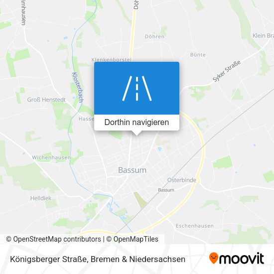 Königsberger Straße Karte