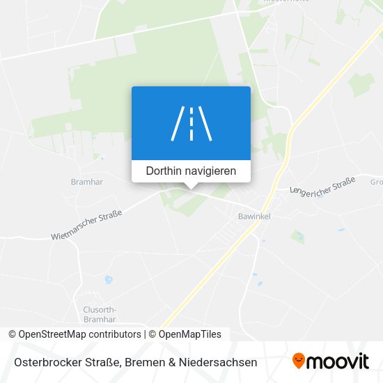 Osterbrocker Straße Karte