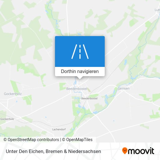 Unter Den Eichen Karte