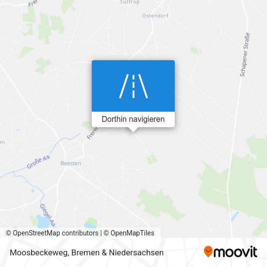 Moosbeckeweg Karte