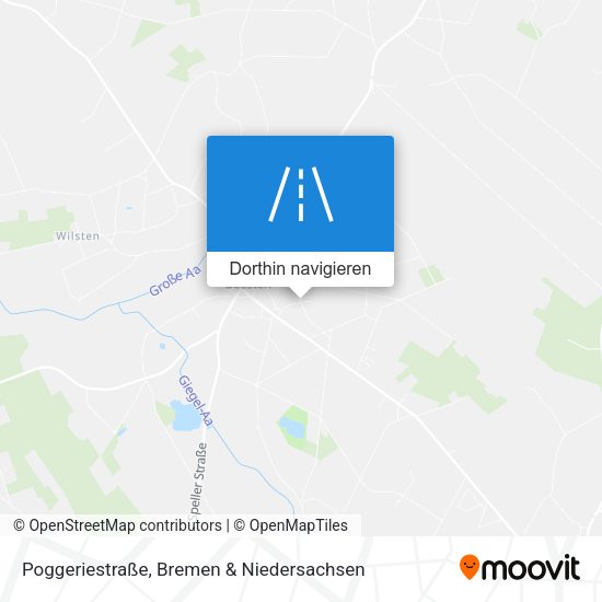 Poggeriestraße Karte