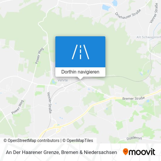 An Der Haarener Grenze Karte