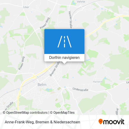 Anne-Frank-Weg Karte