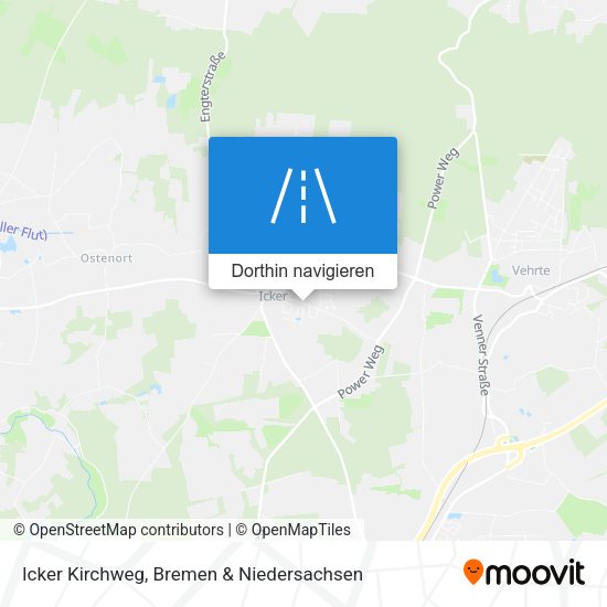 Icker Kirchweg Karte