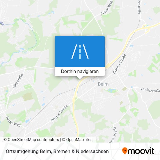 Ortsumgehung Belm Karte