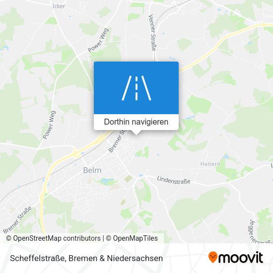 Scheffelstraße Karte