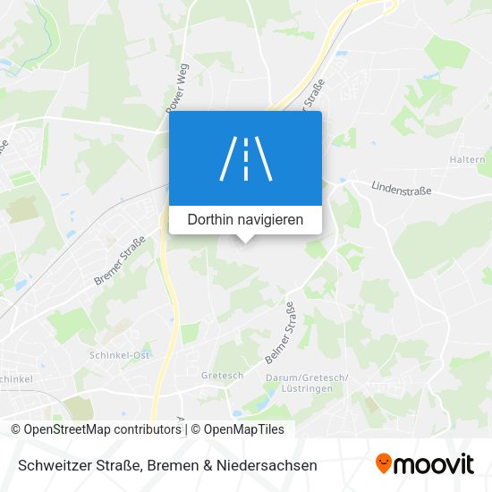 Schweitzer Straße Karte