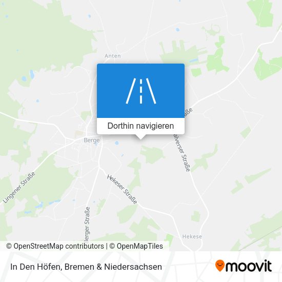 In Den Höfen Karte
