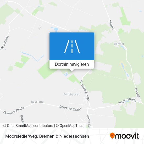 Moorsiedlerweg Karte