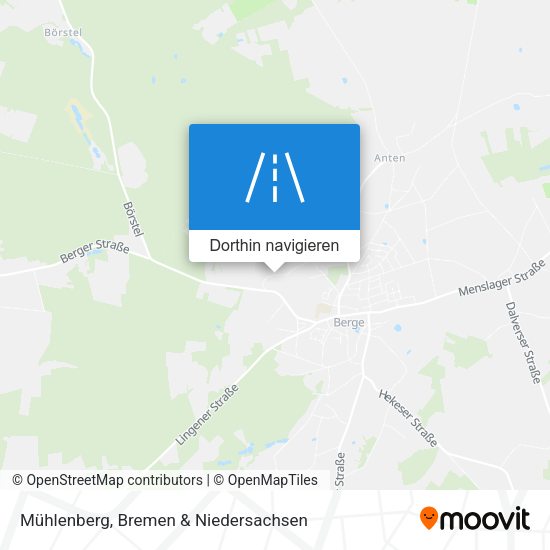 Mühlenberg Karte