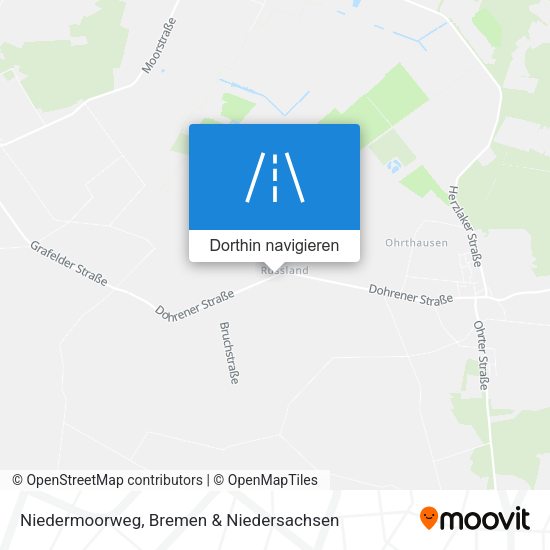Niedermoorweg Karte