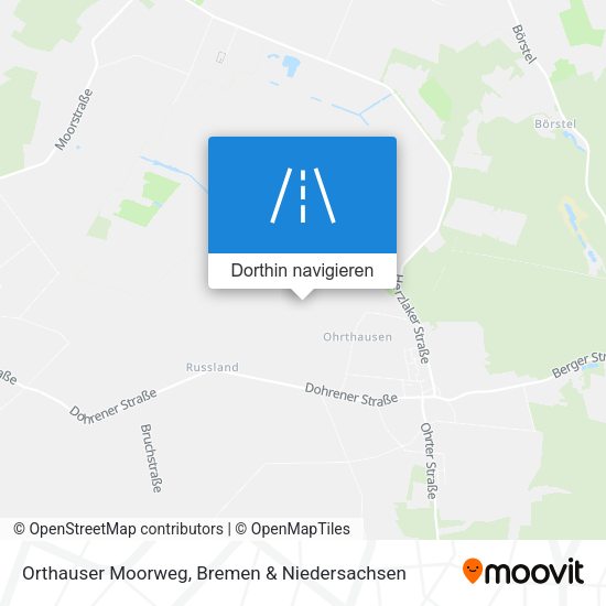 Orthauser Moorweg Karte