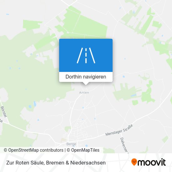 Zur Roten Säule Karte