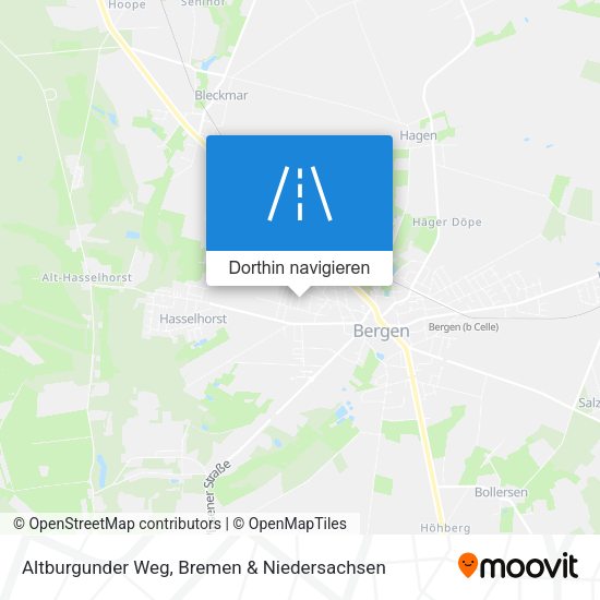 Altburgunder Weg Karte