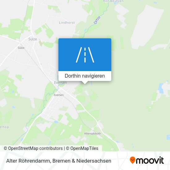 Alter Röhrendamm Karte
