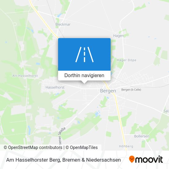 Am Hasselhorster Berg Karte