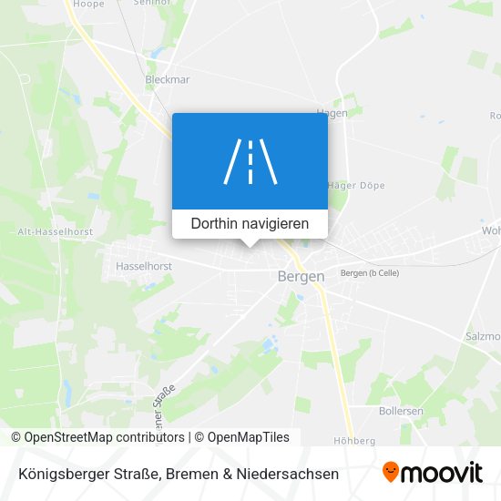 Königsberger Straße Karte
