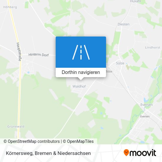 Körnersweg Karte