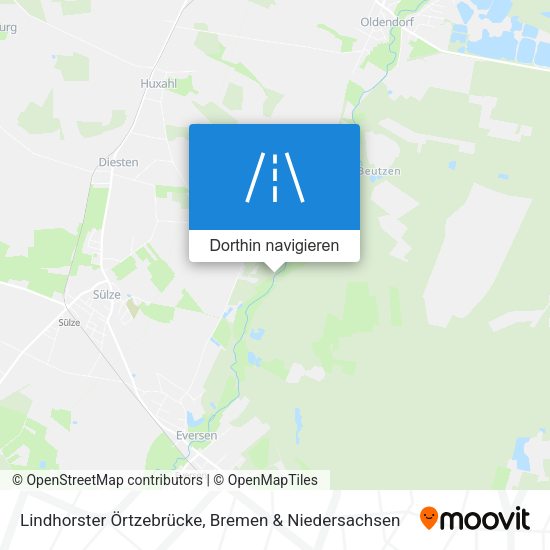 Lindhorster Örtzebrücke Karte