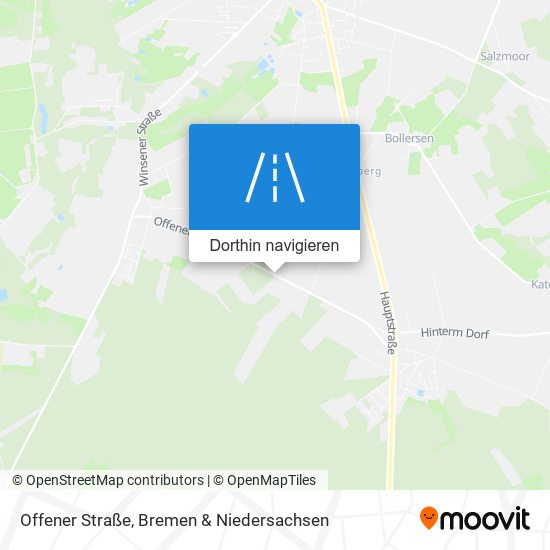 Offener Straße Karte