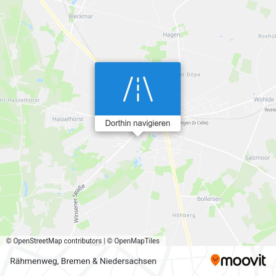 Rähmenweg Karte