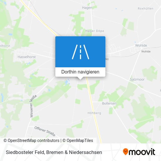 Siedbosteler Feld Karte