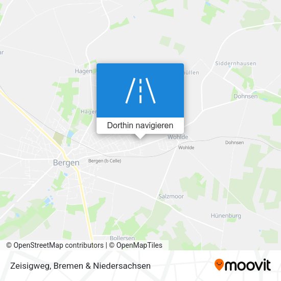 Zeisigweg Karte