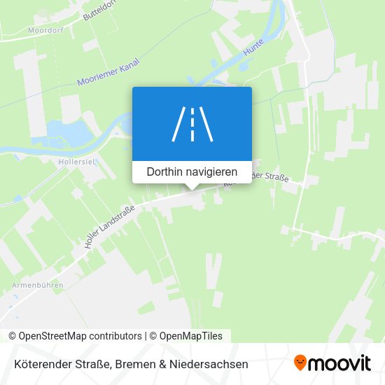 Köterender Straße Karte