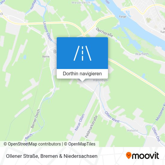 Ollener Straße Karte