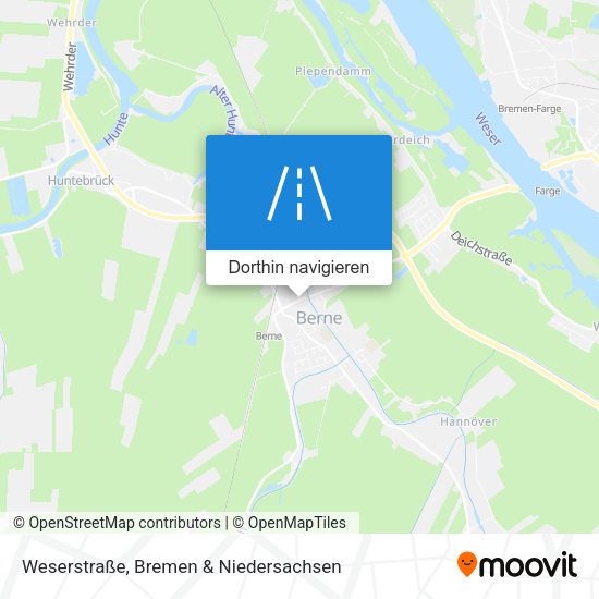 Weserstraße Karte