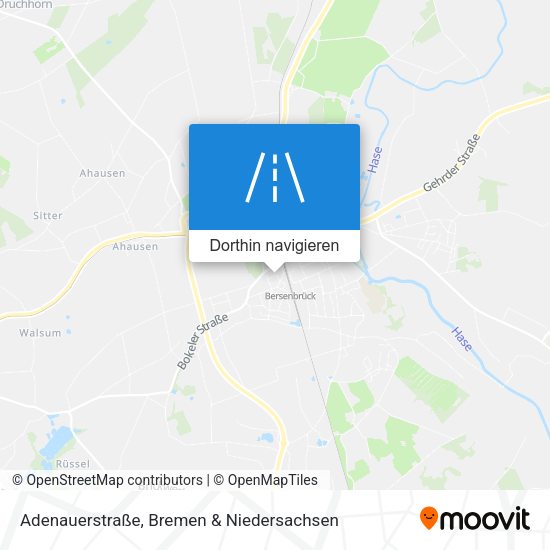 Adenauerstraße Karte