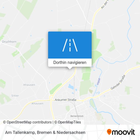 Am Tallenkamp Karte