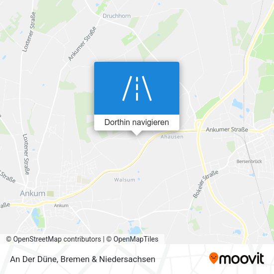 An Der Düne Karte