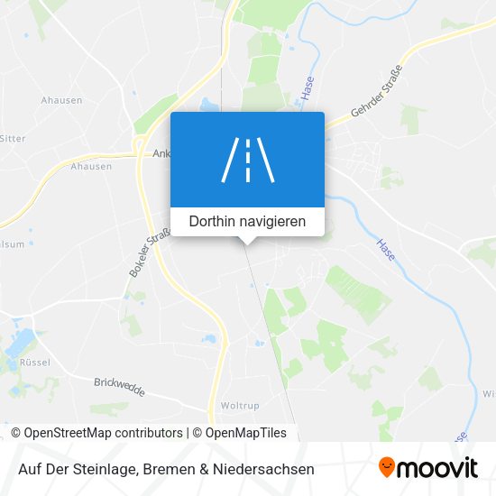 Auf Der Steinlage Karte