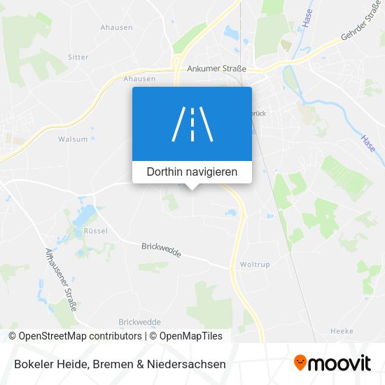 Bokeler Heide Karte