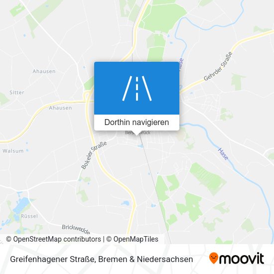 Greifenhagener Straße Karte